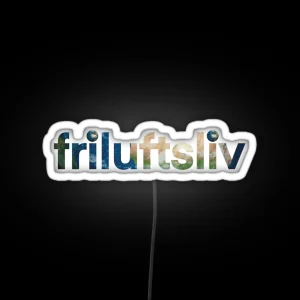 Friluftsliv World RGB Neon Sign