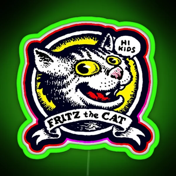 Fritz The Cat RGB Neon Sign