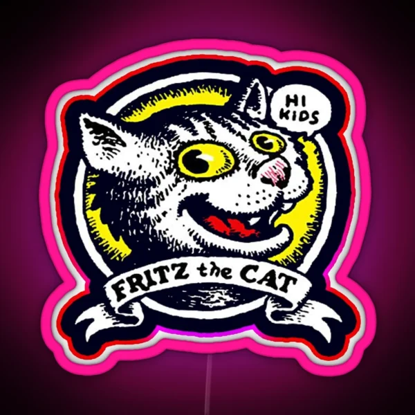 Fritz The Cat RGB Neon Sign