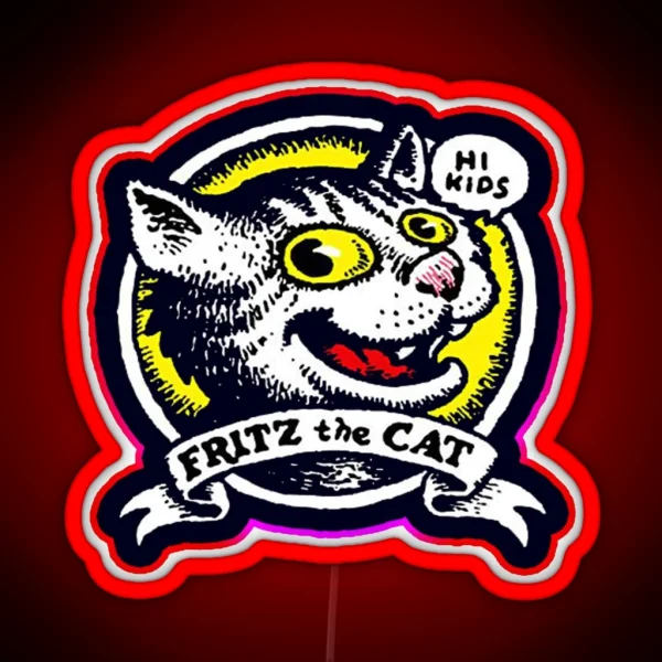 Fritz The Cat RGB Neon Sign