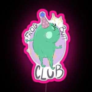 Frog Butt Club RGB Neon Sign