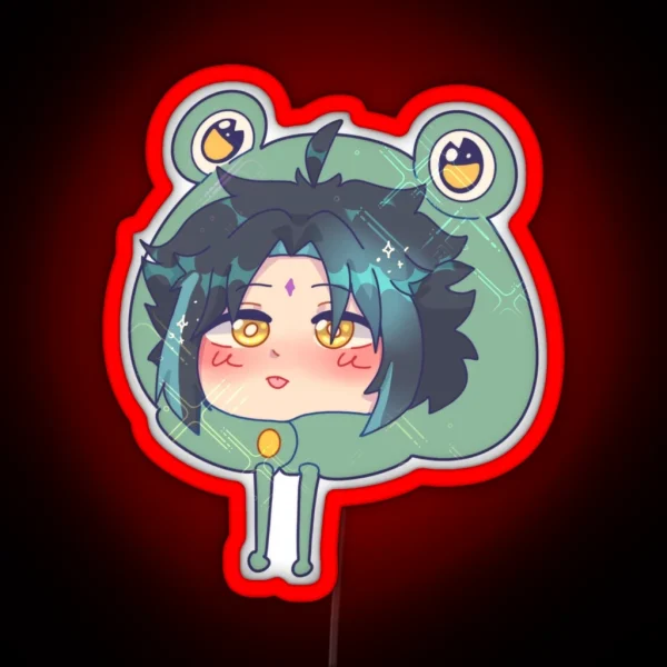Froggy Hat Xiao RGB Neon Sign