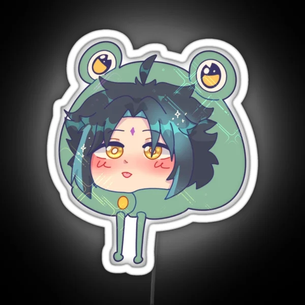 Froggy Hat Xiao RGB Neon Sign