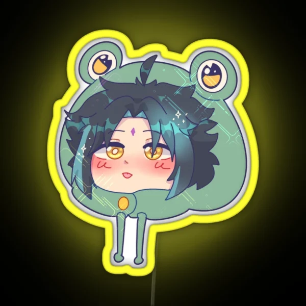 Froggy Hat Xiao RGB Neon Sign