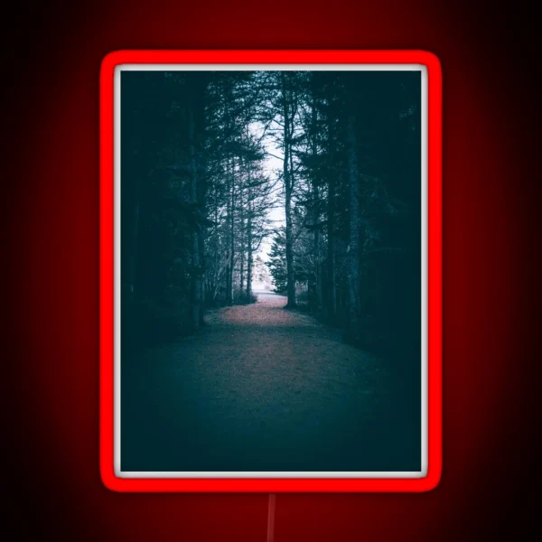 From Darkness To Light Forest Trail V1 RGB Neon Sign
