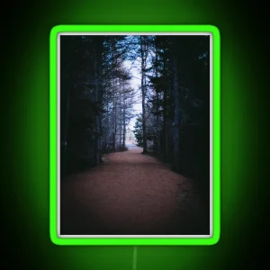 From Darkness To Light Forest Trail V2 RGB Neon Sign