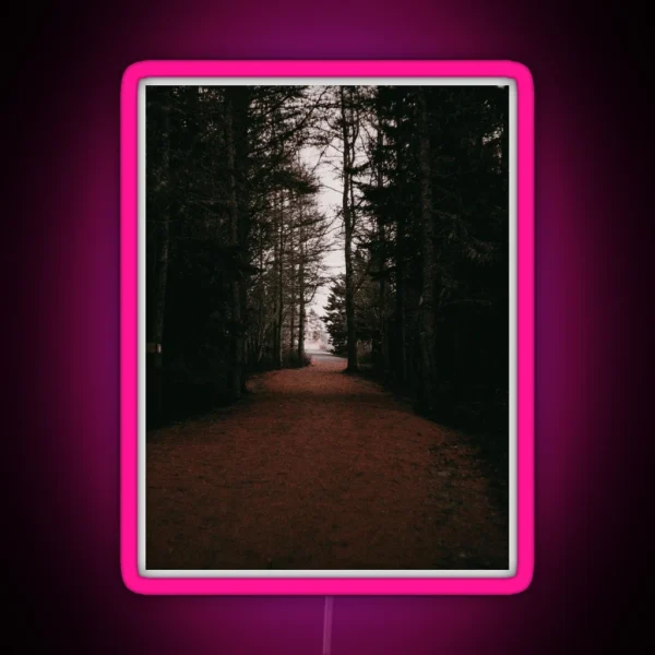 From Darkness To Light Forest Trail V3 RGB Neon Sign
