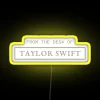 RGB Neon Desk Sign with Customizable Color Changing LED Display