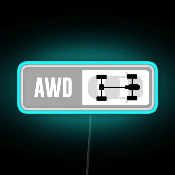 Front Engine AWD Forza Drive Train RGB Neon Sign