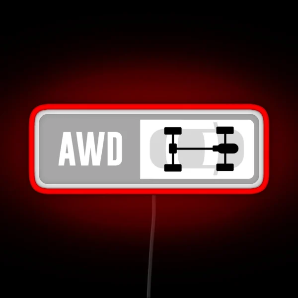 Front Engine AWD Forza Drive Train RGB Neon Sign