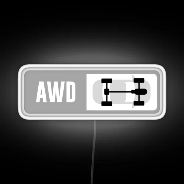 Front Engine AWD Forza Drive Train RGB Neon Sign
