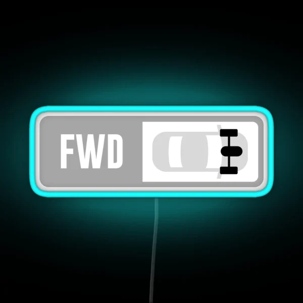 Front Engine FWD Forza Drive Train RGB Neon Sign