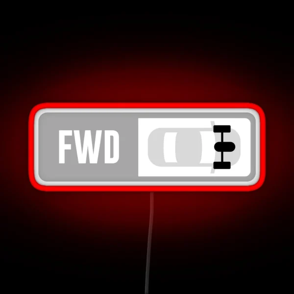 Front Engine FWD Forza Drive Train RGB Neon Sign