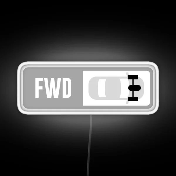 Front Engine FWD Forza Drive Train RGB Neon Sign
