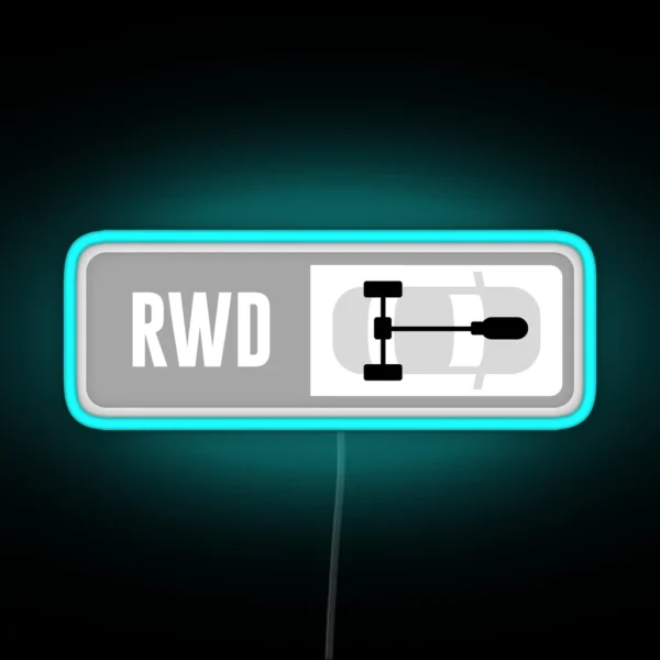 Front Engine RWD Forza Drive Train RGB Neon Sign