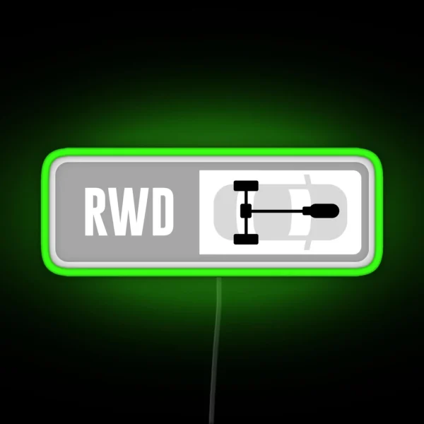 Front Engine RWD Forza Drive Train RGB Neon Sign