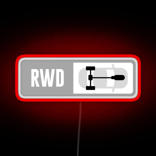 Front Engine RWD Forza Drive Train RGB Neon Sign