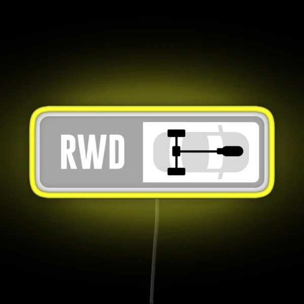 Front Engine RWD Forza Drive Train RGB Neon Sign