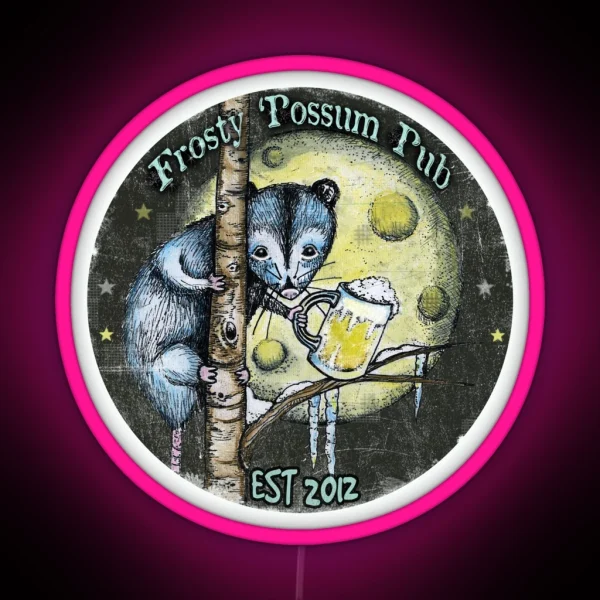 Frosty Possum Pub RGB Neon Sign