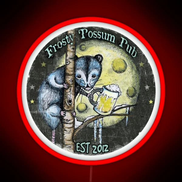 Frosty Possum Pub RGB Neon Sign