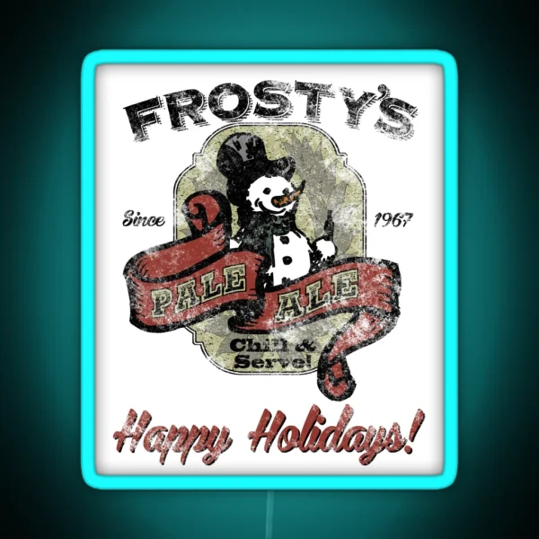 Frosty S Pale Ale RGB Neon Sign