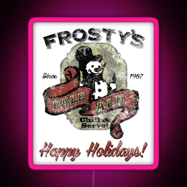 Frosty S Pale Ale RGB Neon Sign