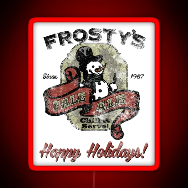 Frosty S Pale Ale RGB Neon Sign