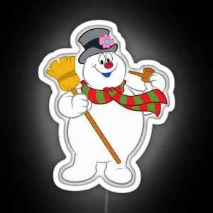 Frosty The Snowman RGB Neon Sign