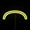 Modern frown RGB LED neon light display emotional expression art