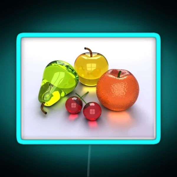 Fruit Frutiger Aero RGB Neon Sign