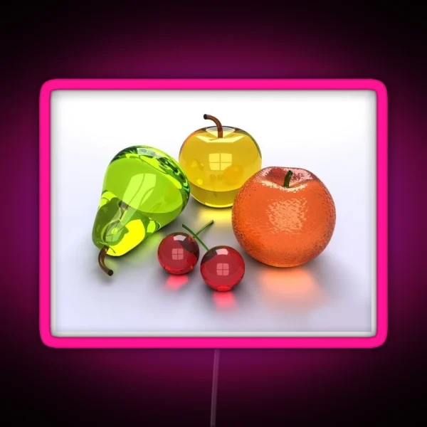 Fruit Frutiger Aero RGB Neon Sign