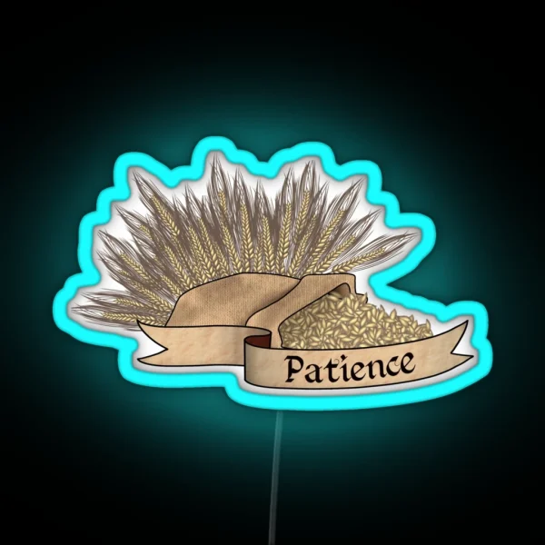 Fruit Of The Spirit Barley Patience RGB Neon Sign