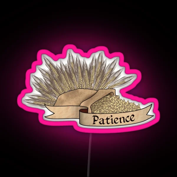 Fruit Of The Spirit Barley Patience RGB Neon Sign