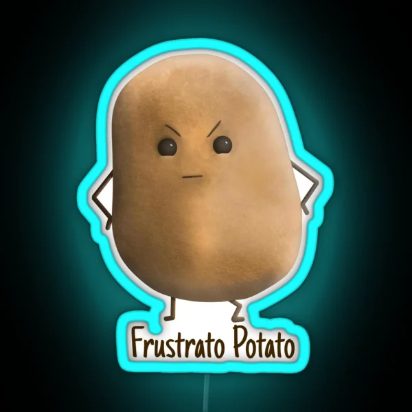 Frustrato Potato RGB Neon Sign