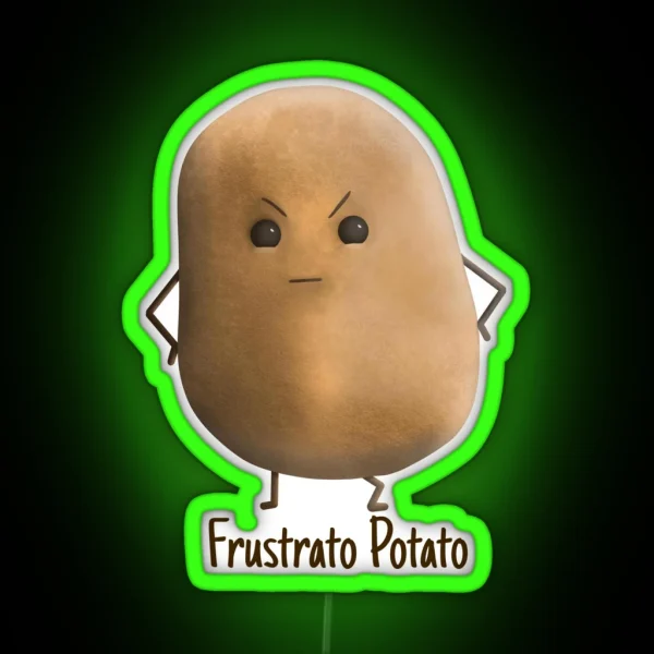Frustrato Potato RGB Neon Sign