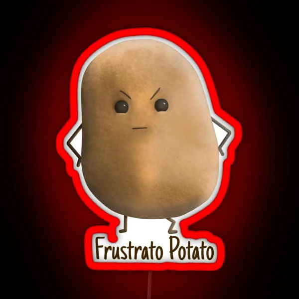 Frustrato Potato RGB Neon Sign