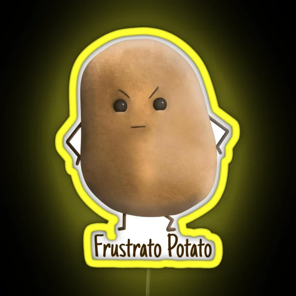 Frustrato Potato RGB Neon Sign