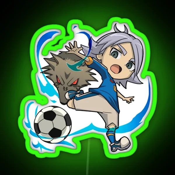 Fubuki Shawn Frost Chibi Inazuma Eleven RGB Neon Sign