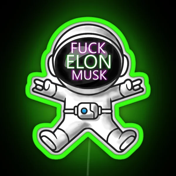 FUCK ELON MUSK 7 RGB Neon Sign