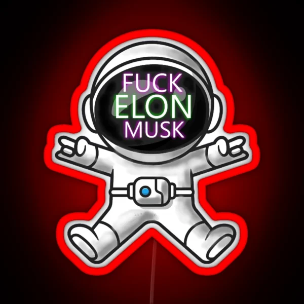 FUCK ELON MUSK 7 RGB Neon Sign