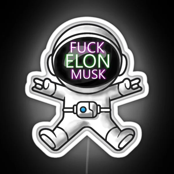 FUCK ELON MUSK 7 RGB Neon Sign