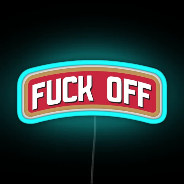 FUCK OFF Vodka Drink RGB Neon Sign