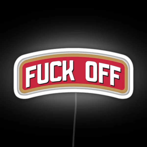 FUCK OFF Vodka Drink RGB Neon Sign