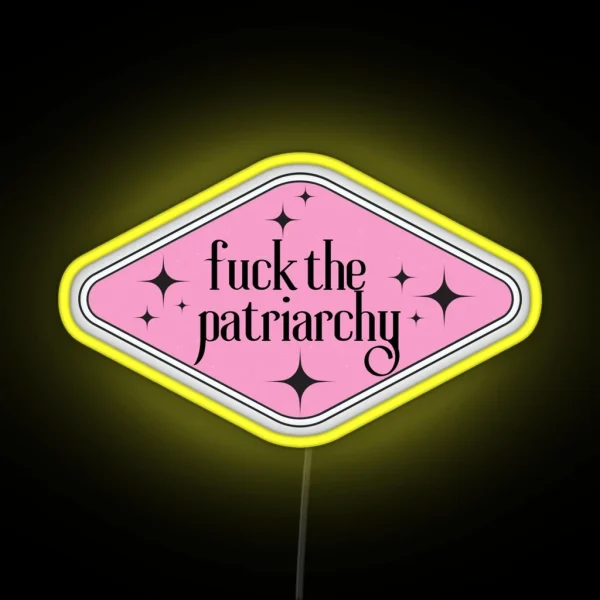 Fuck The Patriarchy All Too Well Quote Feminist RGB Neon Sign
