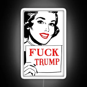 Fuck Trump Retro RGB Neon Sign