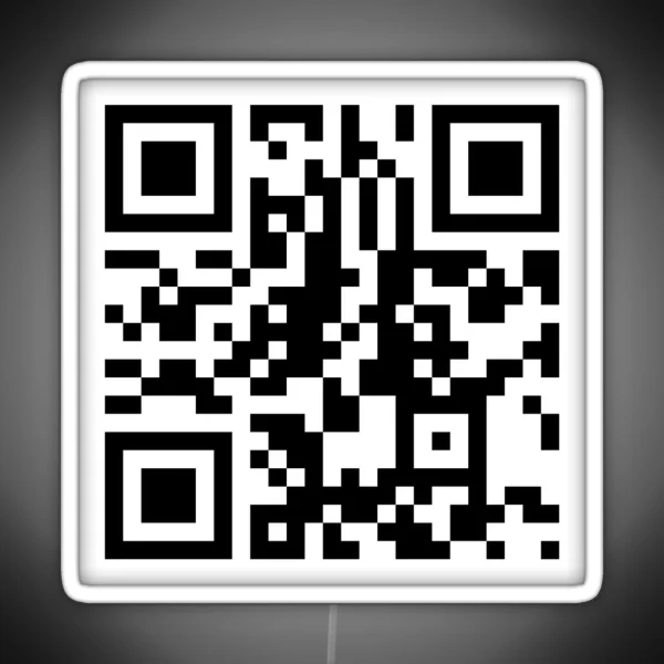 Fuck Ya Life Bing Bong QR Code RGB Neon Sign