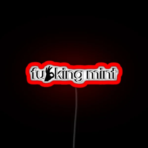 Fucking Mint Tik Tok RGB Neon Sign