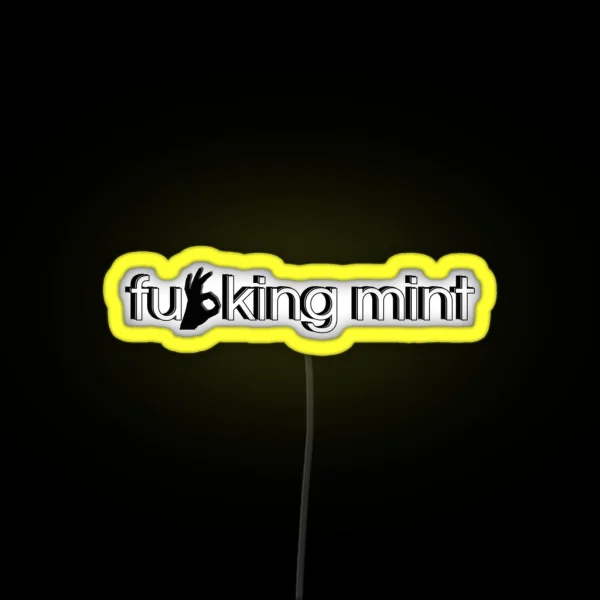 Fucking Mint Tik Tok RGB Neon Sign