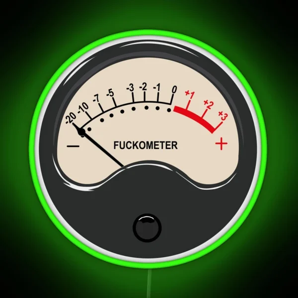 Fuckometer RGB Neon Sign