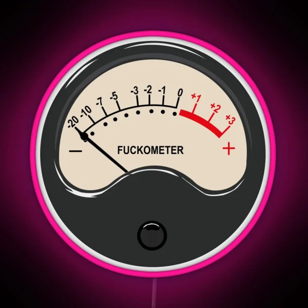 Fuckometer RGB Neon Sign